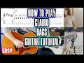 How to play Clairo - Bags Guitar Tutorial EASY