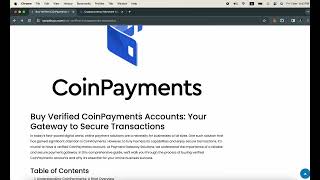 Coinpayments Account Verification || Coinpayment Account Buy