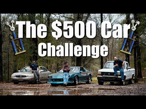 $500 CHEAP CAR CHALLENGE, Forcing Three $500 Cars to Compete, Grumpy Monkey 500