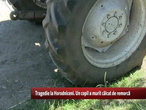 Tragedie la Horodniceni. Un copil a murit călcat de remorcă