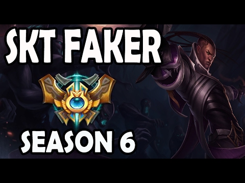 SKT T1 Faker Lucian vs Ezreal ADC Ranked Challenger Korea