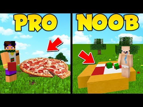 PIZZA NOOB CONTRO PIZZA PRO - Minecraft ITA