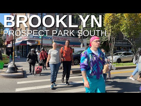 NEW YORK CITY Walking Tour [4K] - BROOKLYN - PROSPECT PARK SOUTH