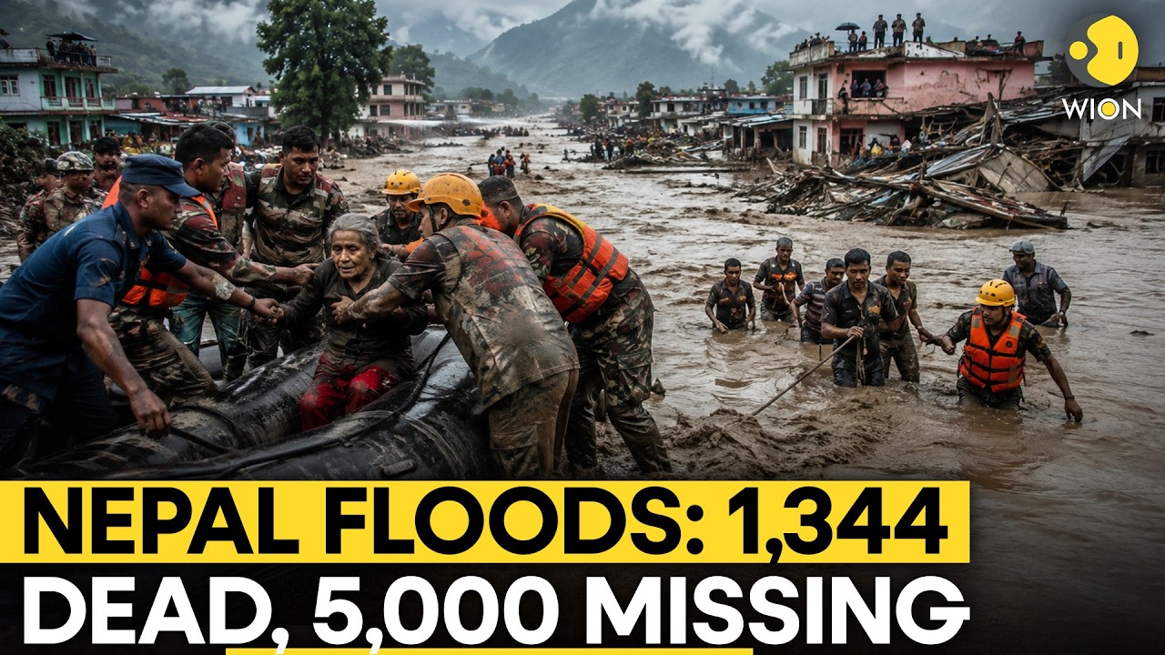 NEPAL FLOOD LIVE: Death Toll Rises To 1,344, Over 5,000 Missing As India Leads Rescue Operations