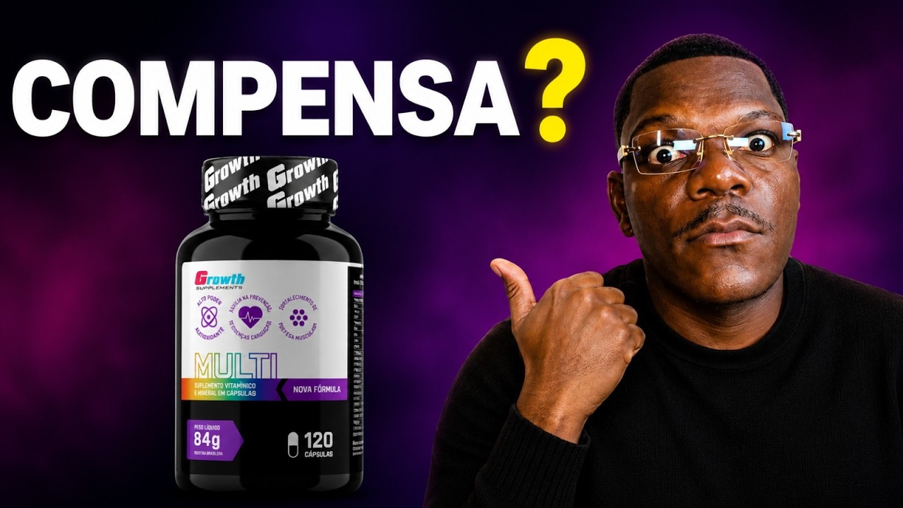 Miniatura da avaliação em vídeo de Multivitamínico Growth Supplements Clinical Series 60 Cápsulas