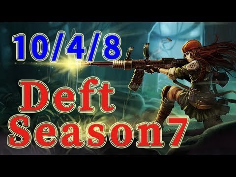 KT Rolster Deft Caitlyn ADC vs Kog'Maw Patch 7.19