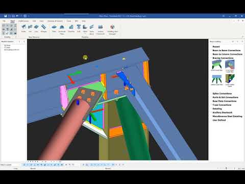 Modeling Steel Connections in ProtaSteel 2022