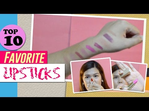 Top 10 Favorite Lipsticks