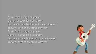 Anthony Gonzalez - Proud Corazón (From &quot;Coco&quot;/Lyrics)