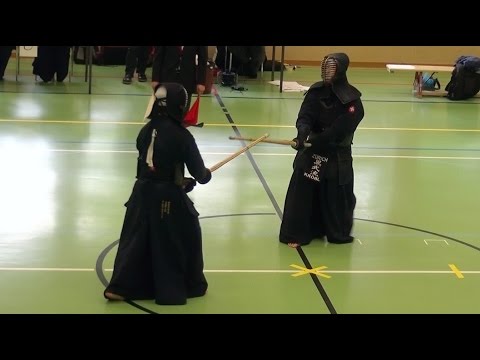 Kendo Zürich Cup 2016 - Finale Open - Kröbl vs Rothacher
