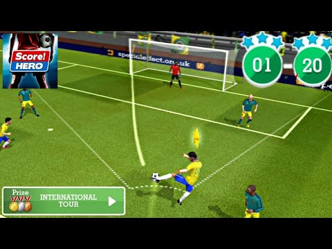 Score! Hero - INTERNATIONAL TOUR Event - Level 1-20 - Walkthrough - Last level 3 Stars