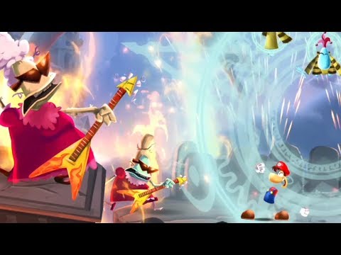 Rayman Legends Definitiv Edition - 100% Walkthrough - Part 13 - World 6 Living Dead Party