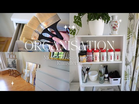 Wie ich mein Atelier als Künstlerin minimalistisch und funktional organisiere