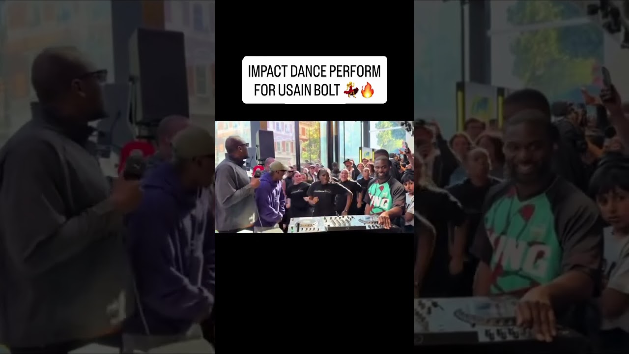 impactdanceuk performs for usainbolt 🔥🔥🔥#djagonline #teamag #ukdj #tiktokdj #active puma.uk AG