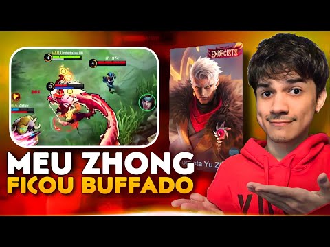 JOGUEI A MELHOR SKIN DO JOGO !!! YU ZHONG EXORCISTS - Mobile Legends : Bang Bang