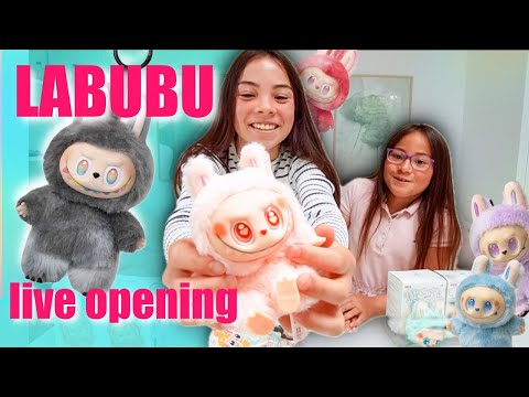 Opening LABUBU | with little sister | Mystery Box opening | Clarielle