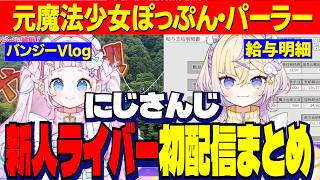 【まとめ】にじさんじ新人ライバー元魔法少女ユニットぽっぷん・パーラーの初配信【にじさんじ切り抜き/ぷりんららもーど/ぽめろぱんち/】