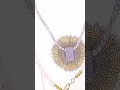 Shorts Swarovski Sunflower Pendant Necklace