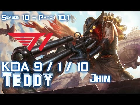 T1 Teddy JHIN vs MISS FORTUNE ADC - Patch 10.1 KR Ranked