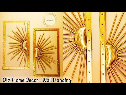 Wall hanging craft ideas very easy | diy unique wall hanging | diy wall decor  | Paper Crafts Video