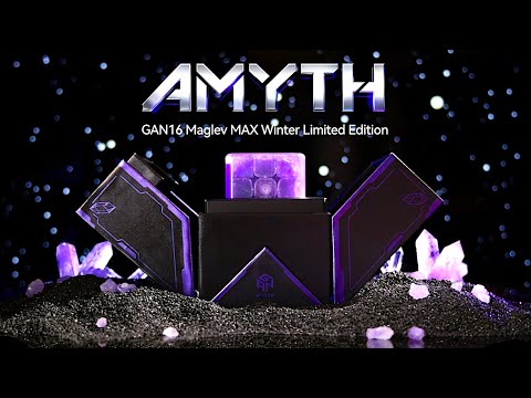 GAN 16 MagLev MAX 3x3 AMYTH Unboxing | The New GANCUBE Winter Limited Edition Speedcube 2025