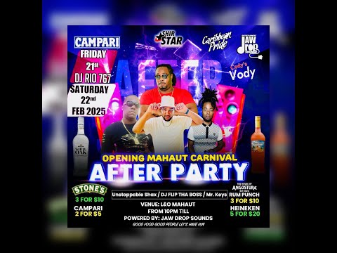 Opening Mahaut Carnival Live ft Mr Keys (Raw)