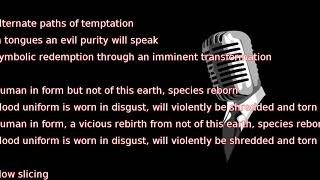 Cannibal Corpse - Shedding My Human Skin (lyrics)