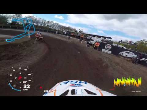 First GoPro Lap with Brian BOGERS_MXGP of Europe, Valkenswaard 2017  #Motocross