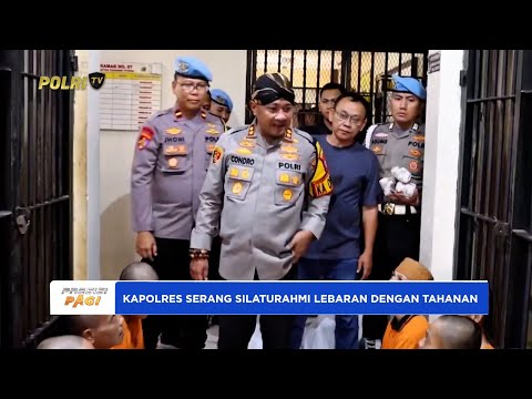 KAPOLRES SERANG SILATURAHMI LEBARAN DENGAN TAHANAN