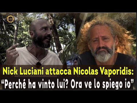 Isola dei Famosi, Nick Luciani mette sotto accusa Nicolas Vaporidis