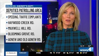 Deputies patrolling multiple roads in Giles County after complaints of speeding
