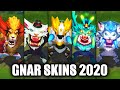 All Gnar Skins Spotlight 2020 (League of Legends)