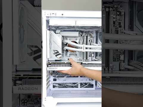 I’m sorry, WHOSE PC is this!! 🤯 | RX 9060 XT Hellhound Spectral White