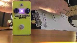 Video thumbnail for Wampler Pedals: Talent Booster. To amp's clean channel. by Brett Kingman