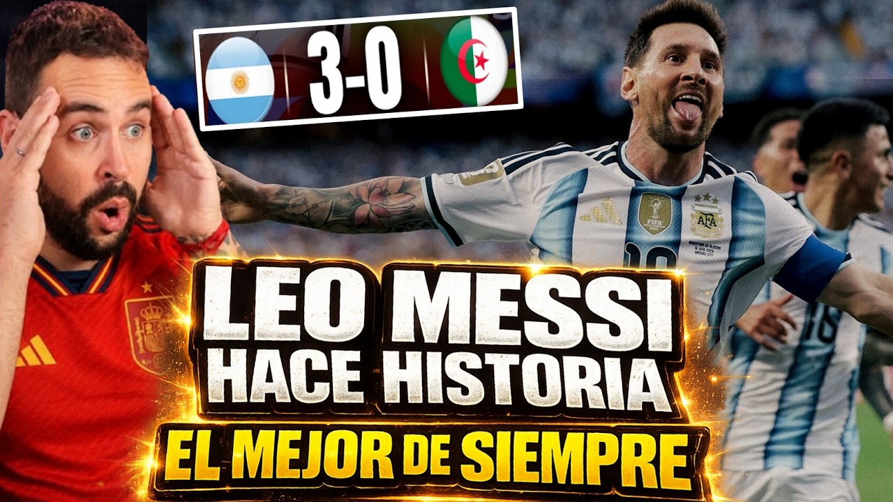 LEO MESSI hace HISTORIA ¡HAT-TRICK con 38 AÑOS! MÁXIMO GOLEADOR de los MUNDIALES ¡THE GOAT!
