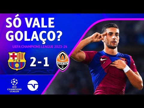 Gols e lances de Barcelona x Shakhtar Donetsk