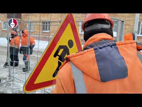 Специалисты предприятия «Тепло Н» оперативно устранили повреждение на тепловых сетях