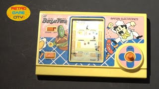 Burgertime LCD handheld from BANDAI / Funny retro LCD game