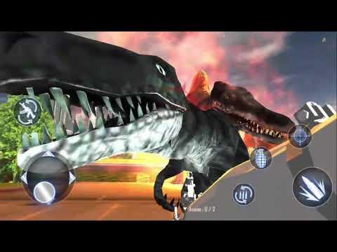 T-Rex Dinosaur City Hunter: Rocket Launcher Game - Android Gameplay #2