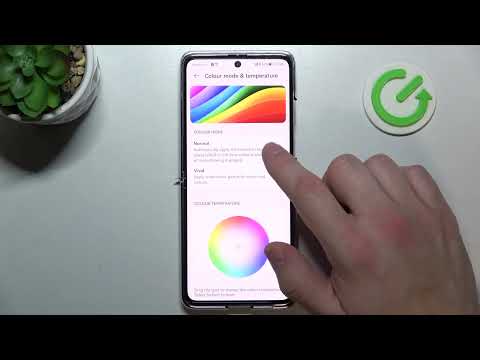 How to Find and Manage Display Settings on HUAWEI P50 Pocket