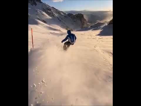 The Smiths snowboard Italy Trentino oscillate wildly