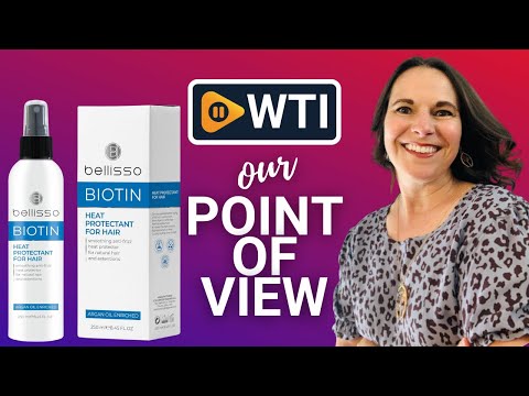 BELLISSO Biotin Heat Protectant Spray 8.45 Fl Oz - WTI product video review