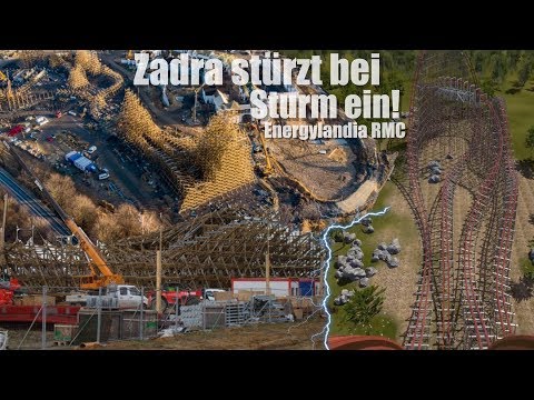 Zadra im Energylandia bei Sturm eingestürzt! | RMC Hybrid - Update | 2020