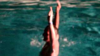 Paul gets thrown in the pool at the end of a show at the Brisas Del Caribe resort in Varadero Cuba.
