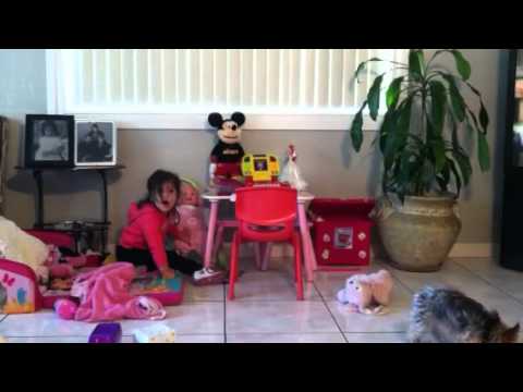 Alani singing Happy Birthday