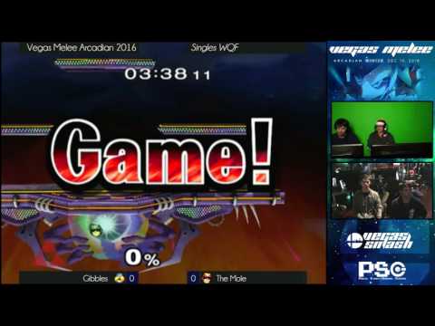 Arcadian Winter 2016 - Melee - Singles - WQF - Gibbles (Sheik) vs The Mole (Falcon)