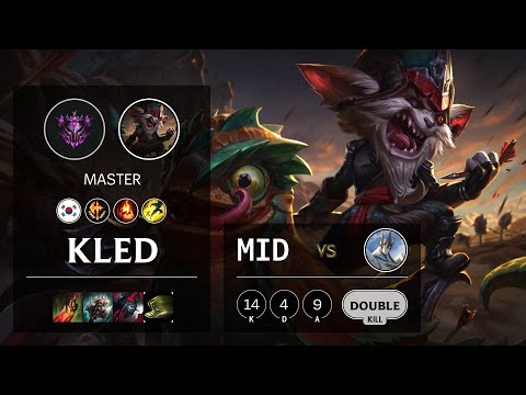 Kled Mid vs Galio - KR Master Patch 10.22