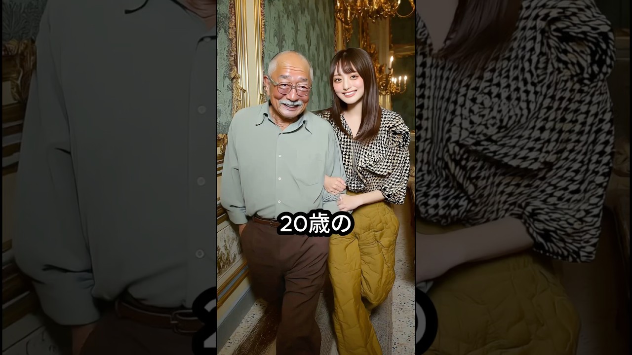 20歳の美女の父親が70歳のおじいさんに放った一言とは？ #おもしろ #あるある #年の差恋愛