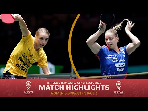 Linda Bergstrom vs Charlotte Lutz | ITTF Mixed Team World Cup 2025 (Stage 2)