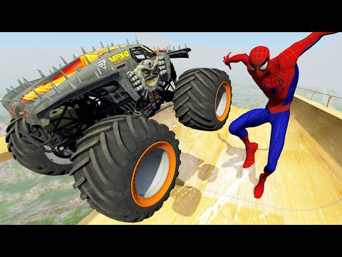 BeamNG Crazy Car Crashes and Jumps LIVE  #17 - Random Vehicles Total Destruction | Griff's Garage